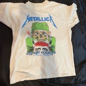 Metallica Crash Course In Brain Surgery vintage T-Shirt size XL